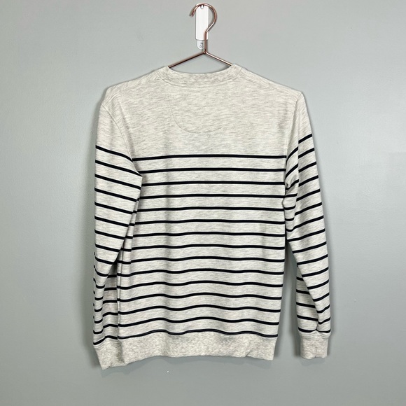 Ivory Ella Striped Pullover Heather Gray Size XSmall - Picture 5 of 5